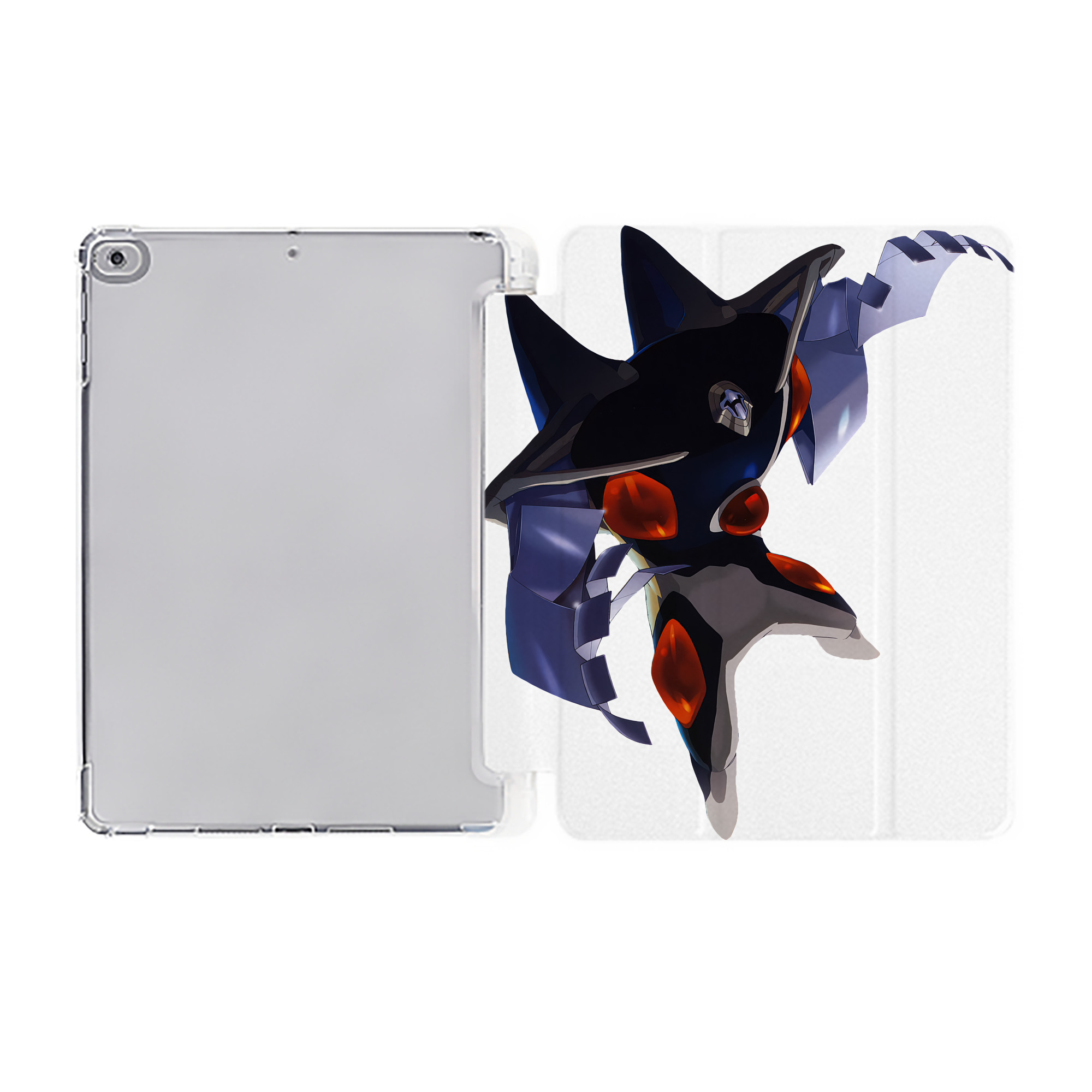（画像用） EVA 新世紀エヴァンゲリオン IPad ケース ペン収納付き 三つ折りスタンド PUレザー×シリコン 対応機種9.5/10.5/10.9インチ